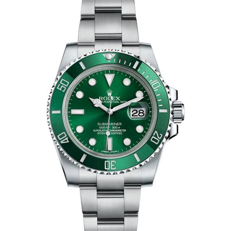 rolex green face submariner
